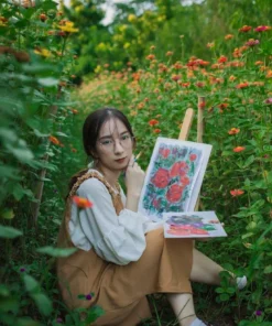 Alternative view of Concept “Golden Meadow” – Vẻ Dịu Dàng Tỏa Sáng Giữa Cánh Đồng Nắng Vàng 🌾